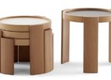 Tables 780 et 783 - Cassina - 780/783 - tables basses empilables - Table basse design Gianfranco Frattini - Cassina - LVC Design