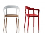 Steelwood Chair - Chaise en bois et métal - Steelwood design Ronan & Erwan Bouroullec - 2008 - Magis - LVC Design