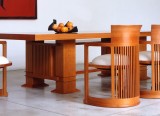 Table Allen et chaises Barrel - Cassina