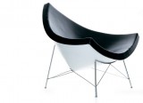 Fauteuil Coconut - noir et blanc - Vitra - LVC Design