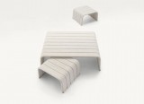 Table basse et banc Frame - Outdoor - Francesco Rota - LVC Design